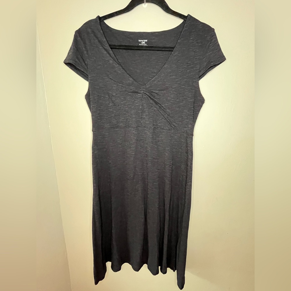 Horny Toad Women’s Rosemarie Dress Charcoal Gray Size Medium